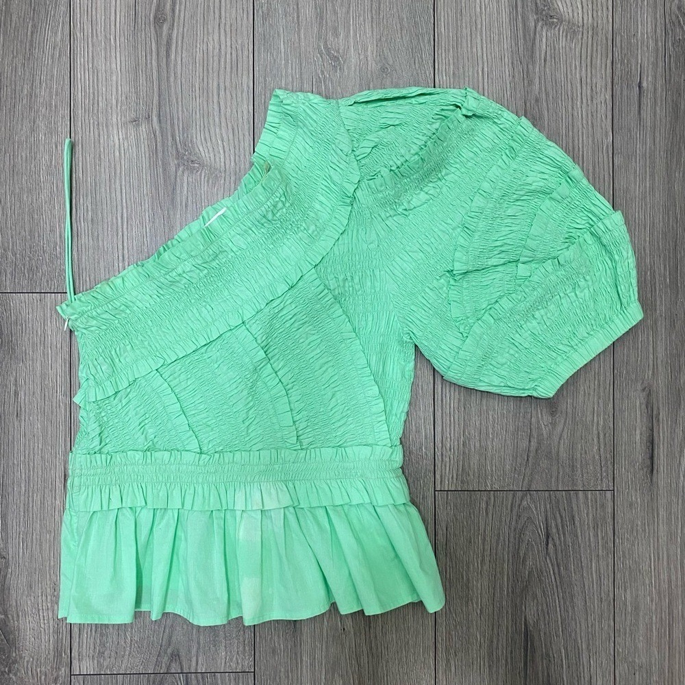 Sea New York Tops One Shoulder Top On Sage Sz S